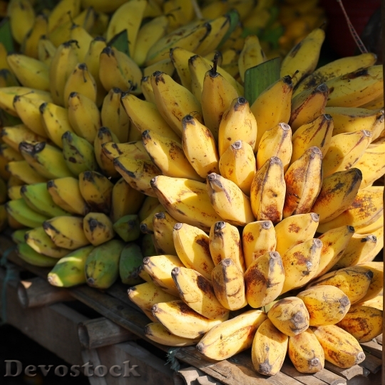 Devostock Food Fruits Bananas 4705 4K