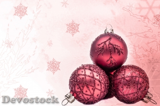 Devostock Decoration Red Christmas Tie 10 4K