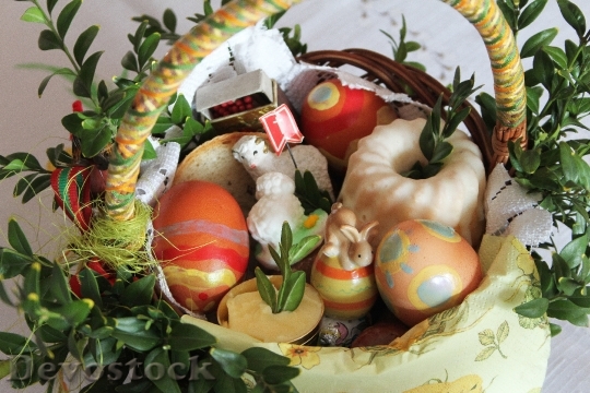 Devostock Easter Basket Tradition 138647 4K