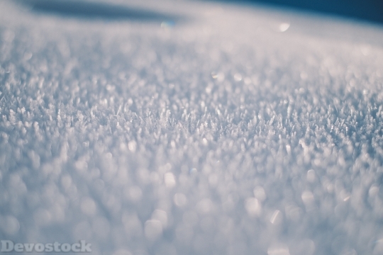 Devostock Snow Snowfall Flake rost 4K