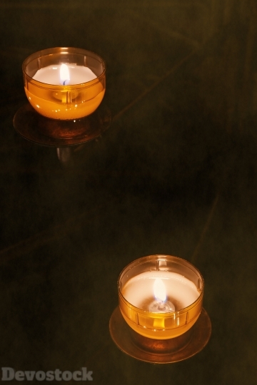 Devostock Tea Lights Candles Cadles 4K
