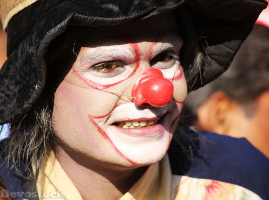 Devostock Clown Makeup Circus Fun 4K