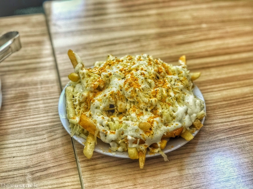 Devostock French fries with cheese