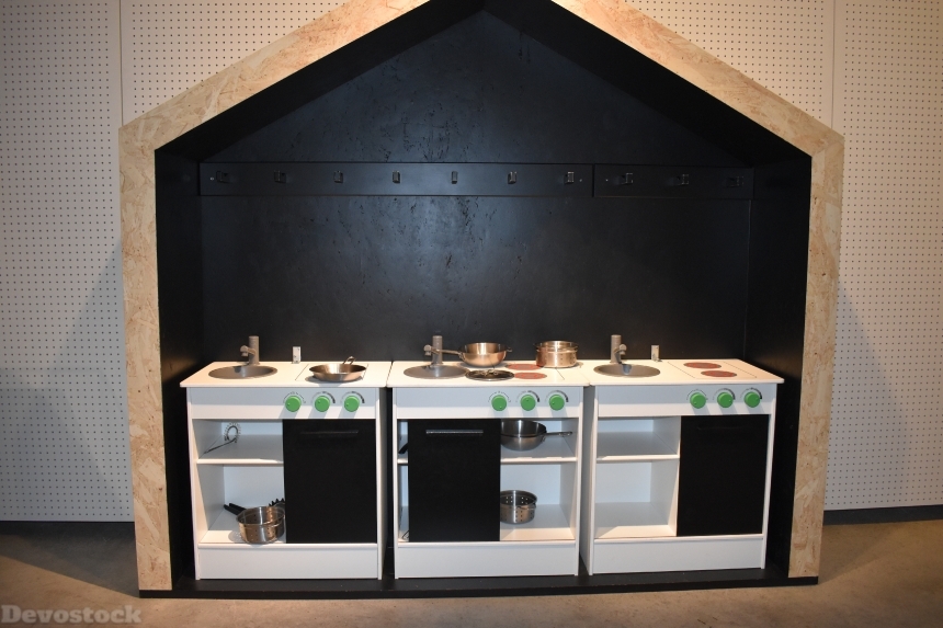 Devostock Ikea Museum Small Kitchen Sweden 4k
