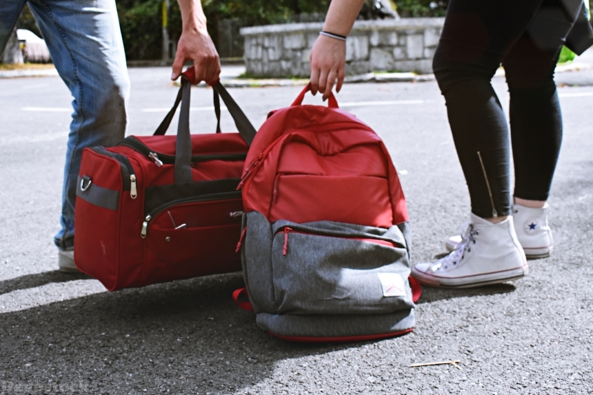 Devostock People Action Backpack Bags Travel 4k