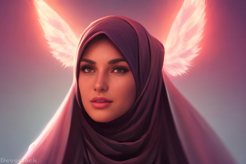 Muslim Beautiful angelic Girl Innocent 4k  (15)
