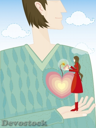 Devostock Couples love anime cartoon  (38)