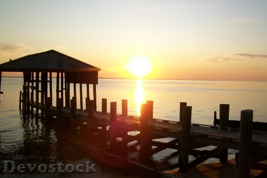 Devostock Sunset Dock Virginia Chesapeake