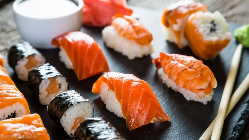 Devostock Sushi ?? , Japanese and Korean food culture 