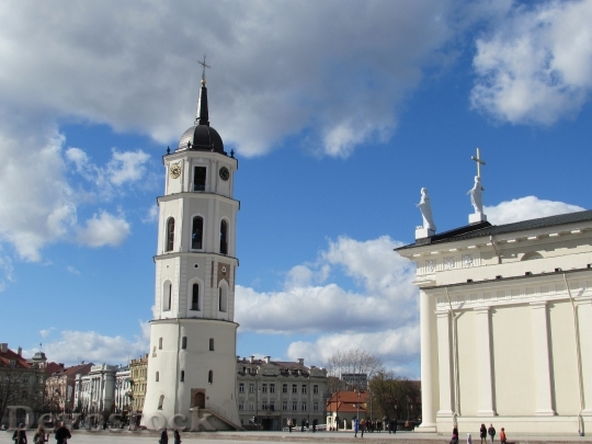 Devostock Cathedral Vilnius Lithuania Tower