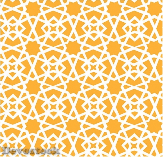 Devostock yellow-orange-background-and-white-geometric-patte$1
