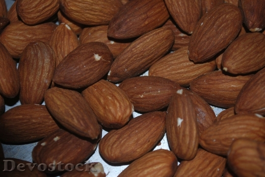 Devostock Almonds Nuts Nutrition Snack