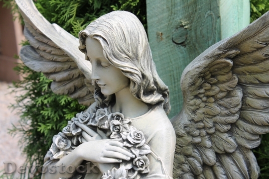 Devostock Angel Statue Religion Angel
