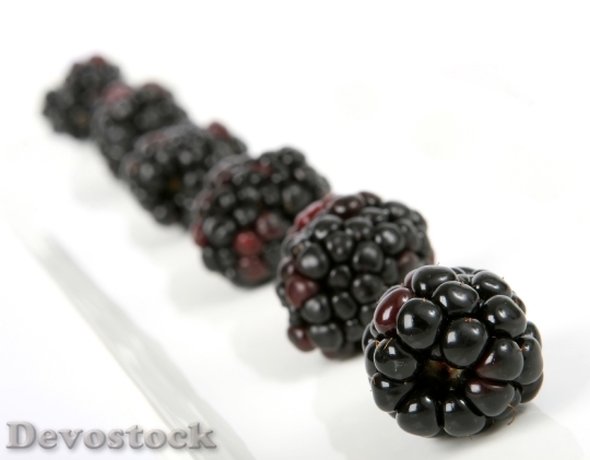 Devostock Berry Black Blackberry Blueberry 0