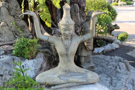 Devostock Buddha Statue Buddhism Religion 5