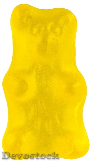 Devostock Candy Gummy Bear Yellow