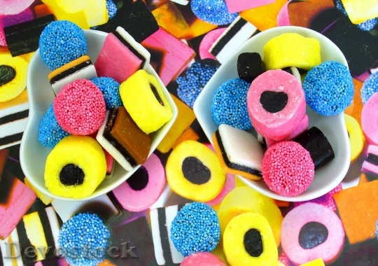 Devostock Candy Licorice Colors Colours