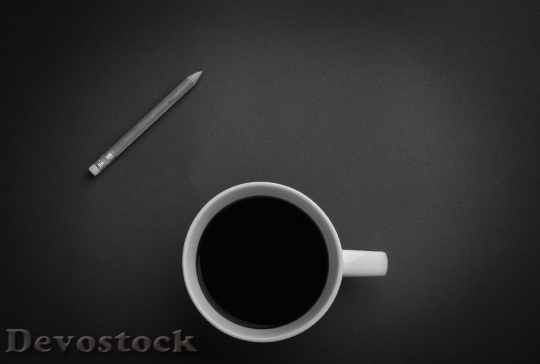 Devostock Coffee Mug Cup Pencil