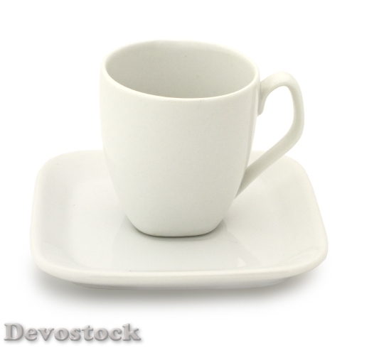 Devostock Cup Coffee Empty White