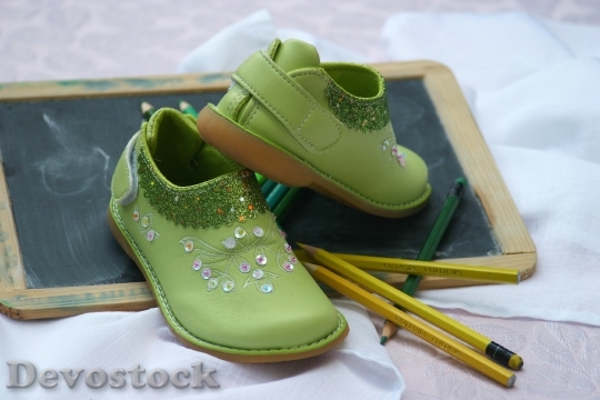 Devostock Fashion Shoes Green 1501