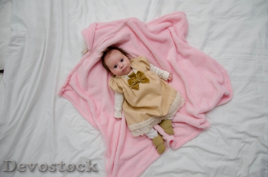 Devostock Girl Bed Cute 2326