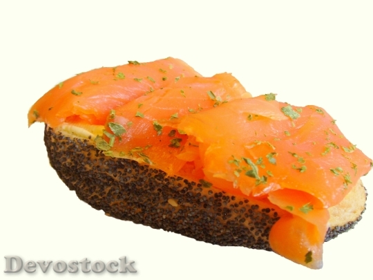 Devostock Salmon Sandwich Smoked Salmon