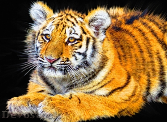 Devostock Animal Tiger Wild 3354 4K