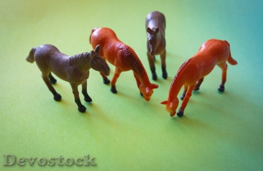 Devostock Animals Horses Toys 134084 4K