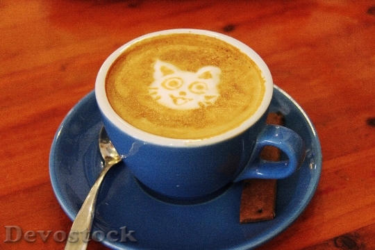 Devostock Art Caffeine Coffee 20909 4K
