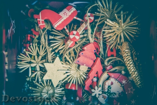 Devostock Art Christmas Ornaments 10579 4K