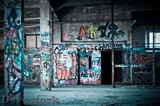 Devostock Art Graffiti Building 16279 4K