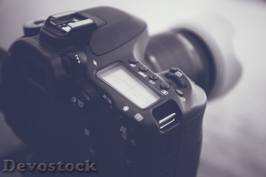 Devostock Black And White Camera Canon 90582 4K