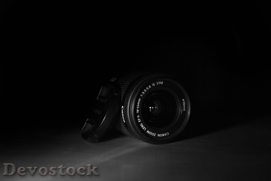 Devostock Black And White Camera Dark 125199 4K