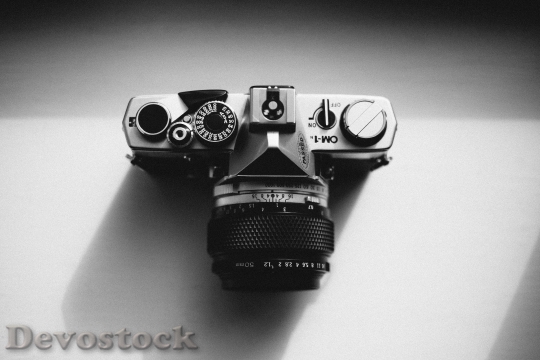 Devostock Black And White Camera Photography 116501 4K