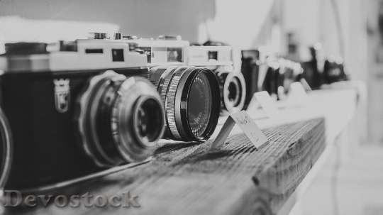 Devostock Black And White Camera Vintage 56998 4K
