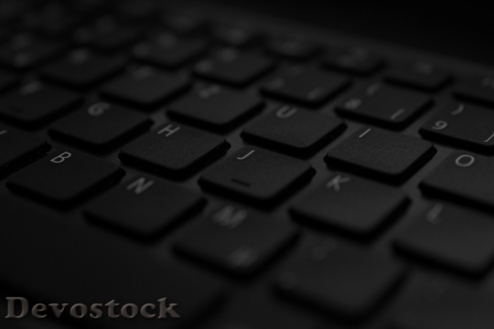 Devostock Black And White Technology Keyboard 78529 4K