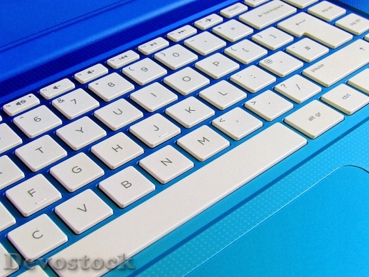 Devostock Blue Laptop Technology 26531 4K