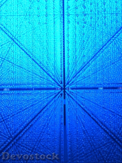 Devostock Blue Science Technology Glass HD