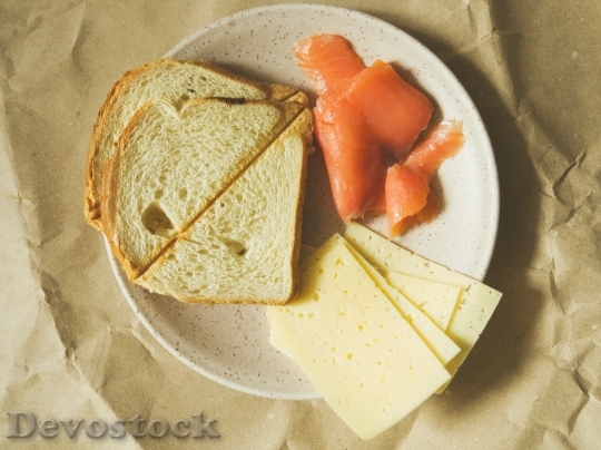 Devostock Bread Food Plate 8683 4K