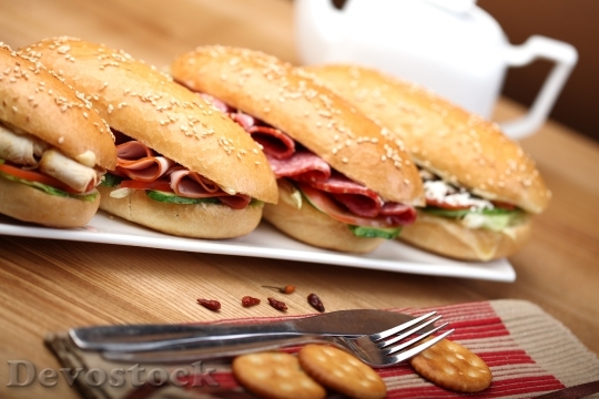 Devostock Bread Food Sandwich 46178 4K