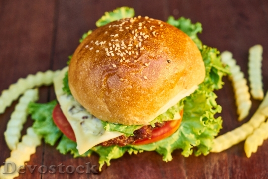 Devostock Bread Food Sandwich 53200 4K