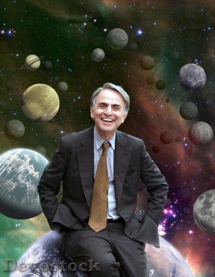Devostock Carl Sagan Astronomer Cosmologist HD