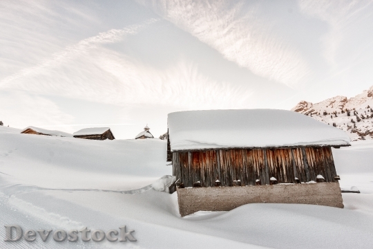 Devostock Cold Snow Landscape 78566 4K
