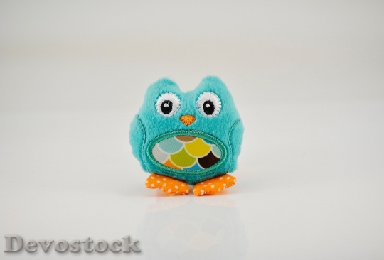 Devostock Cute Toy Owl 136462 4K
