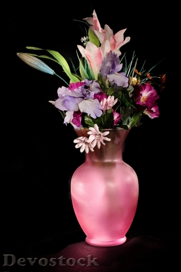 Devostock Flowers Pink Bloom 4257 4K