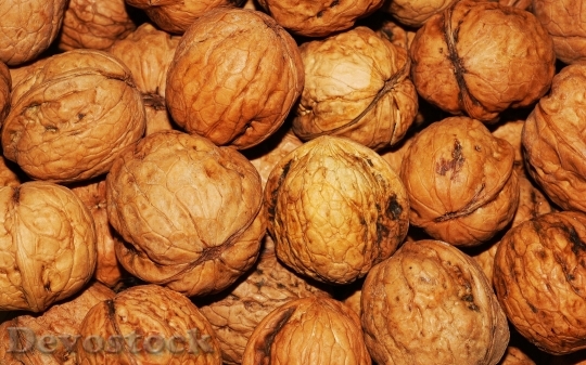 Devostock Food Brown Nuts 3322 4K