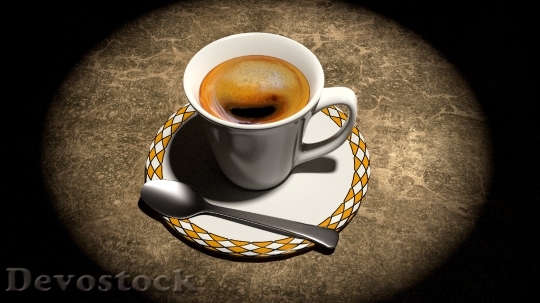 Devostock Food Caffeine Coffee 12949 4K
