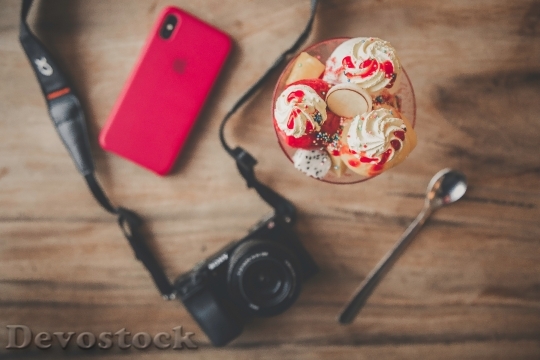 Devostock Food Camera Smartphone 89918 4K
