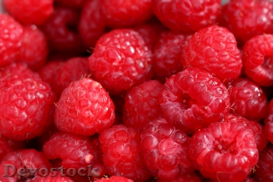 Devostock Food Fruits Raspberries 729 4K