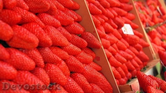 Devostock Food Fruits Strawberries 11519 4K